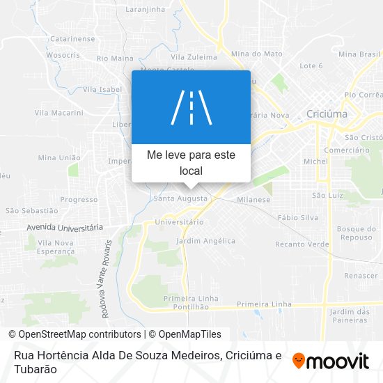 Rua Hortência Alda De Souza Medeiros mapa