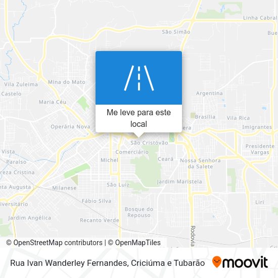 Rua Ivan Wanderley Fernandes mapa