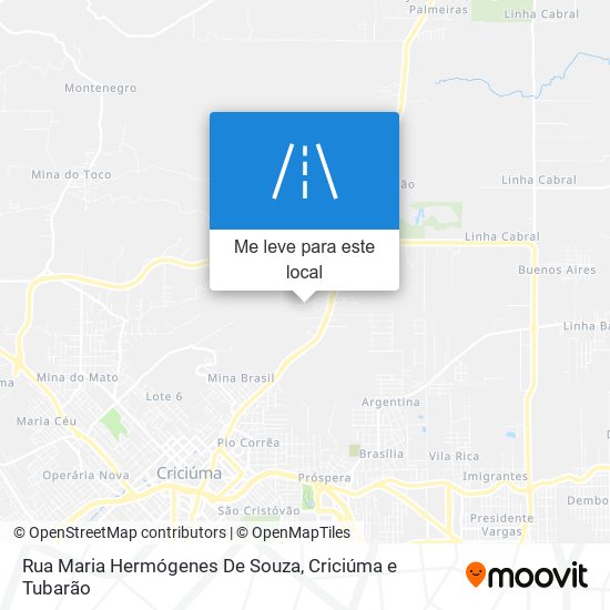 Rua Maria Hermógenes De Souza mapa