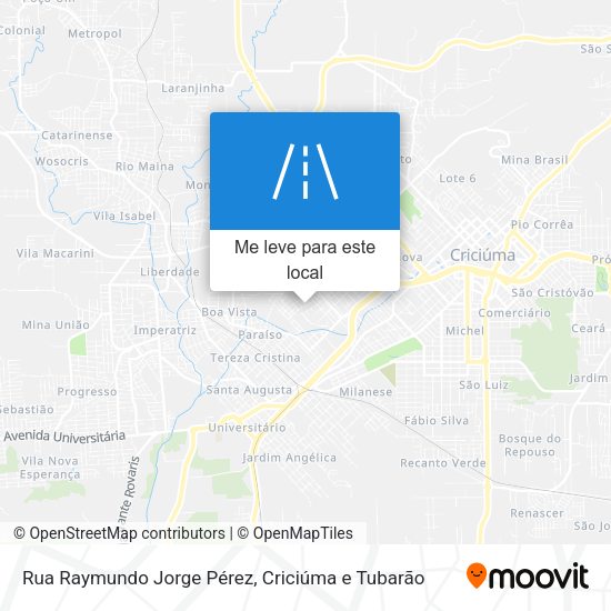 Rua Raymundo Jorge Pérez mapa