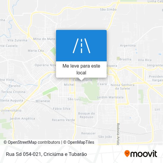 Rua Sd 054-021 mapa
