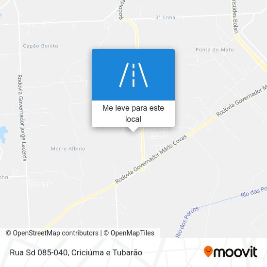 Rua Sd 085-040 mapa