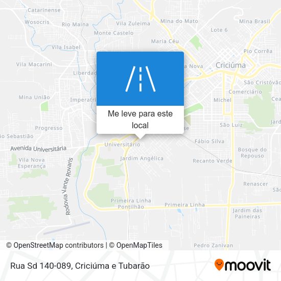 Rua Sd 140-089 mapa