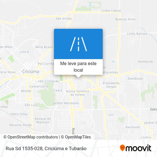 Rua Sd 1535-028 mapa