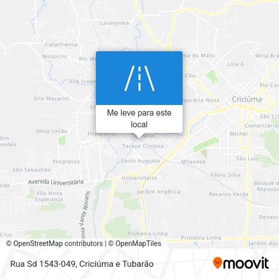 Rua Sd 1543-049 mapa
