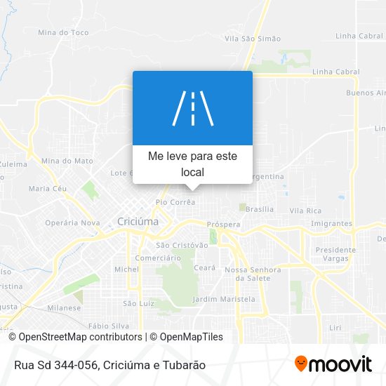 Rua Sd 344-056 mapa
