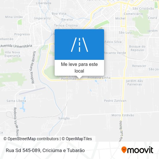 Rua Sd 545-089 mapa