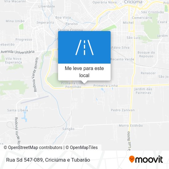 Rua Sd 547-089 mapa