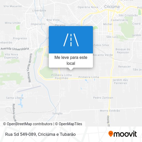 Rua Sd 549-089 mapa