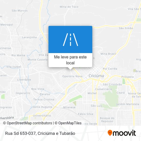 Rua Sd 653-037 mapa