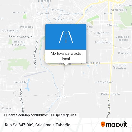 Rua Sd 847-009 mapa