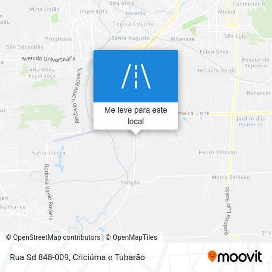 Rua Sd 848-009 mapa