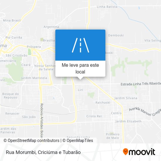 Rua Morumbi mapa