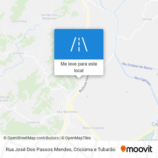 Rua José Dos Passos Mendes mapa