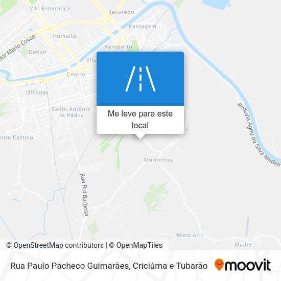 Rua Paulo Pacheco Guimarães mapa