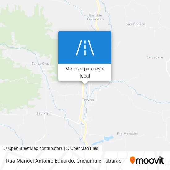 Rua Manoel Antônio Eduardo mapa