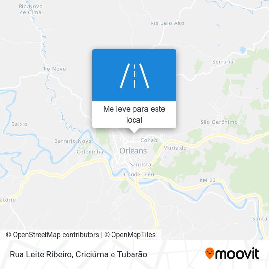 Rua Leite Ribeiro mapa