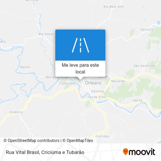 Rua Vital Brasil mapa