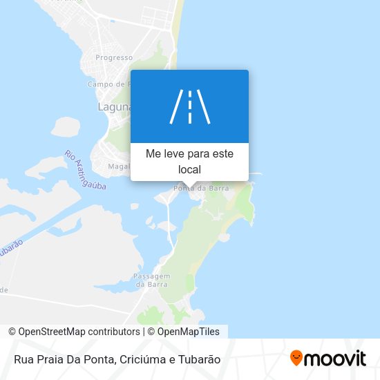 Rua Praia Da Ponta mapa