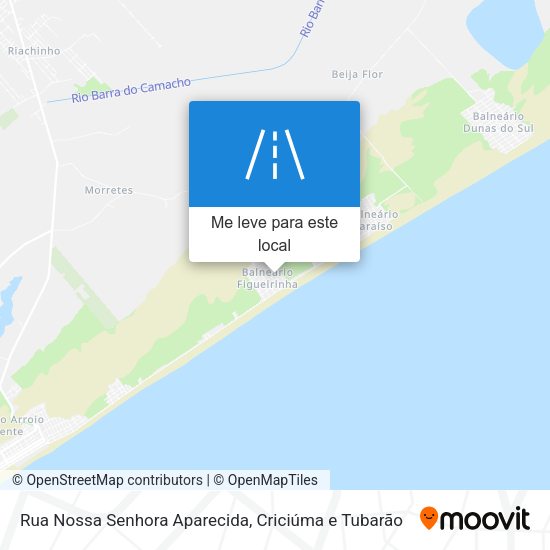 Rua Nossa Senhora Aparecida mapa