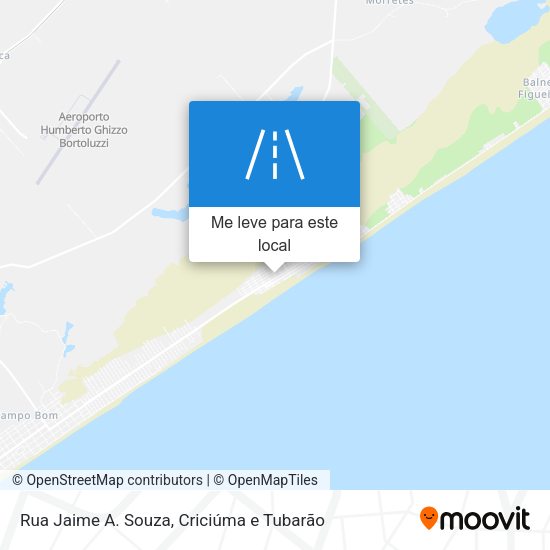 Rua Jaime A. Souza mapa