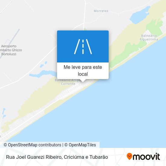Rua Joel Guarezi Ribeiro mapa