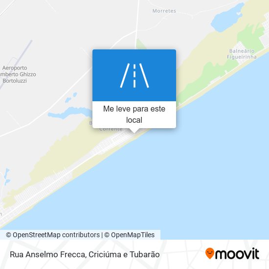 Rua Anselmo Frecca mapa