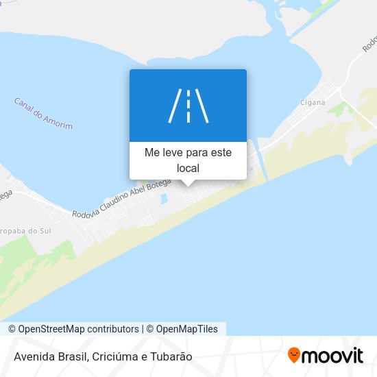 Avenida Brasil mapa