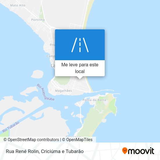 Rua René Rolin mapa