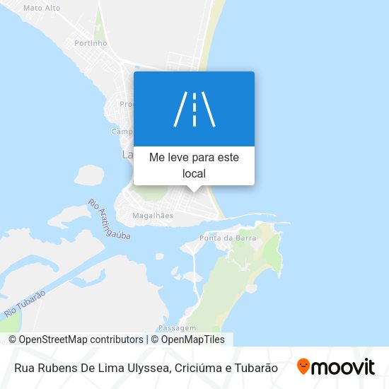 Rua Rubens De Lima Ulyssea mapa