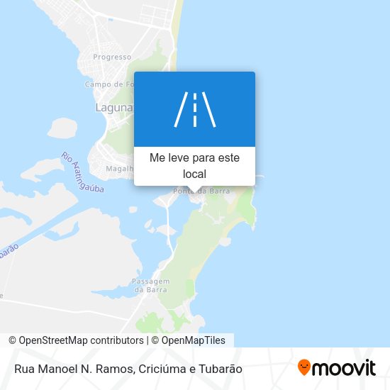 Rua Manoel N. Ramos mapa