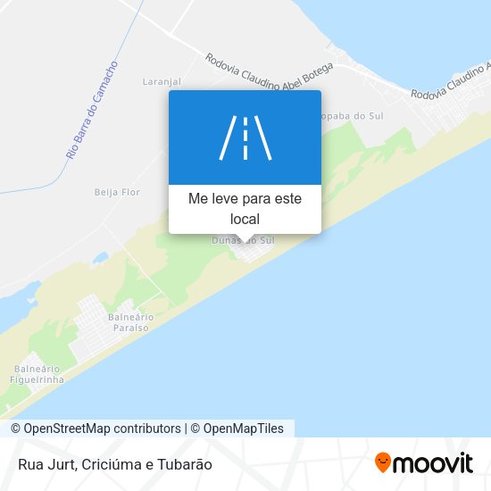 Rua Jurt mapa