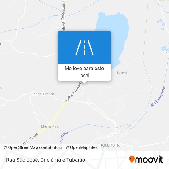 Rua São José mapa