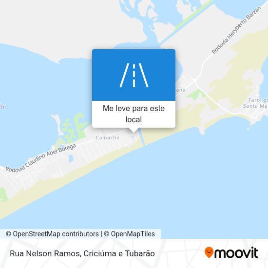 Rua Nelson Ramos mapa
