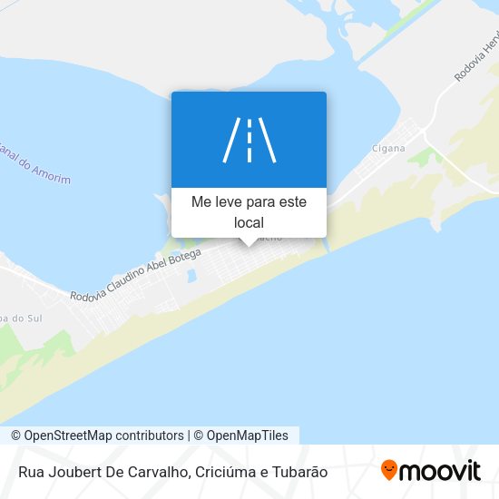 Rua Joubert De Carvalho mapa