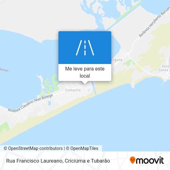 Rua Francisco Laureano mapa