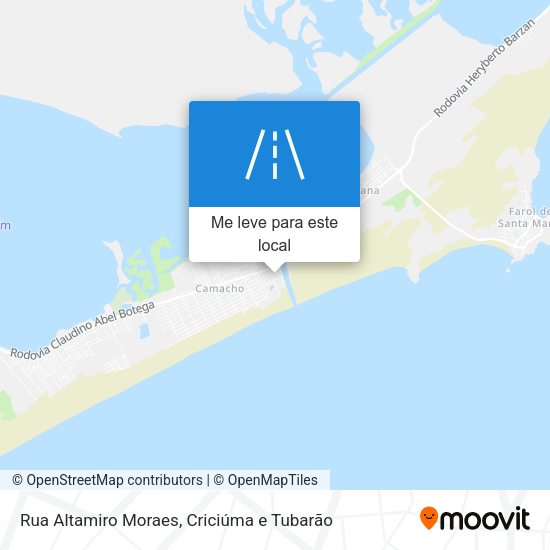 Rua Altamiro Moraes mapa