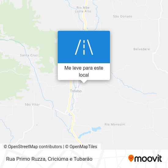 Rua Primo Ruzza mapa