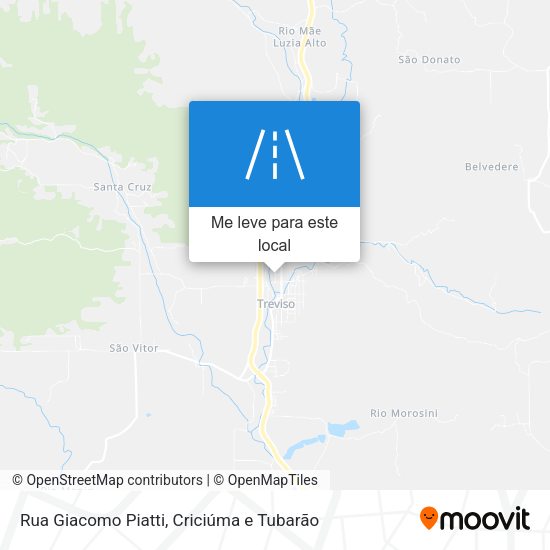 Rua Giacomo Piatti mapa