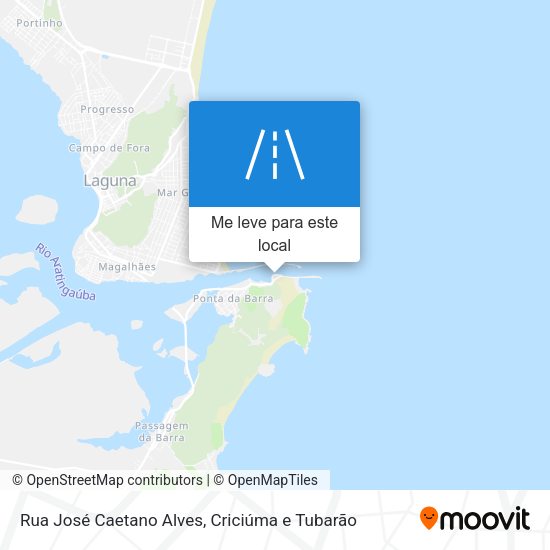 Rua José Caetano Alves mapa