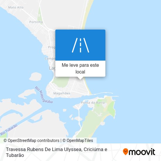 Travessa Rubens De Lima Ulyssea mapa
