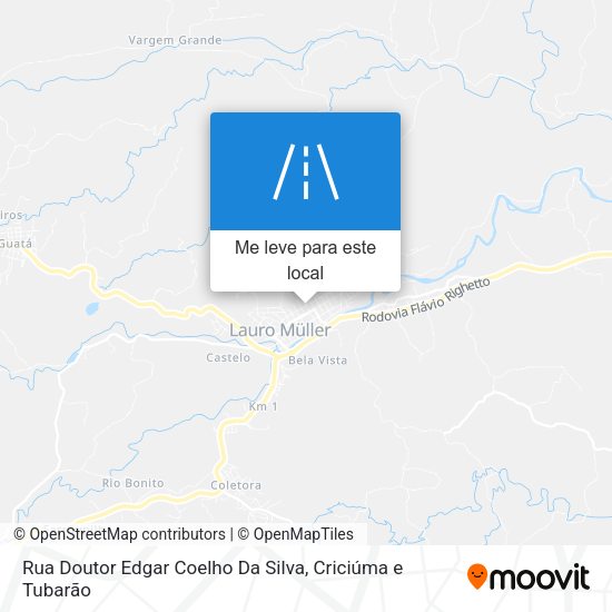 Rua Doutor Edgar Coelho Da Silva mapa
