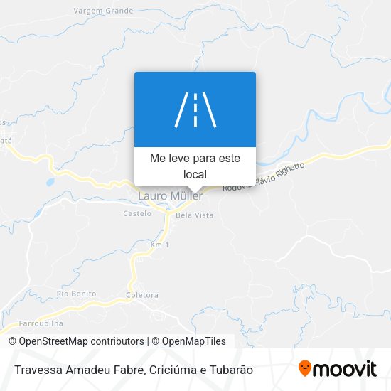 Travessa Amadeu Fabre mapa