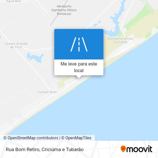 Rua Bom Retiro mapa