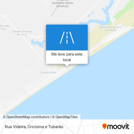 Rua Videira mapa