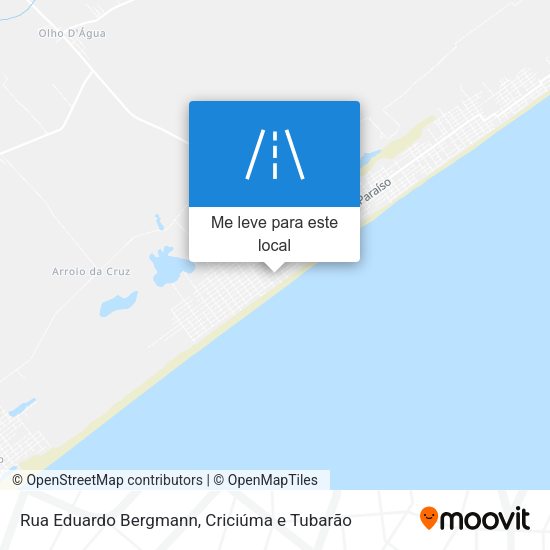 Rua Eduardo Bergmann mapa