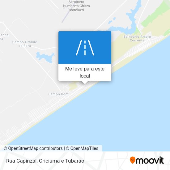 Rua Capinzal mapa