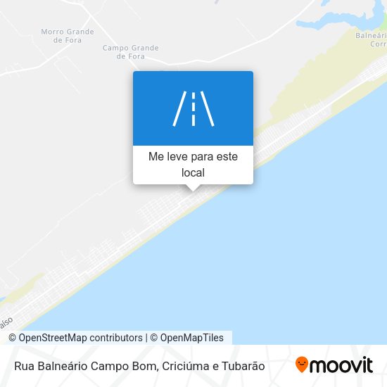 Rua Balneário Campo Bom mapa