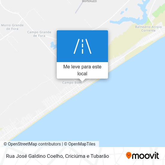 Rua José Galdino Coelho mapa