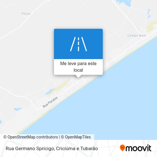 Rua Germano Spricigo mapa